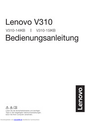 Lenovo V310-14IKB Bedienungsanleitung