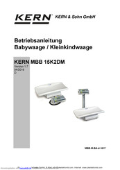 kern MBB 15K2DM Betriebsanleitung
