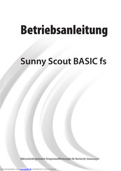 Sunny Scout BASIC fs Betriebsanleitung