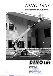 Dino lift 150T-1 Bedienungsanleitung