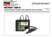 Gossen Metrawatt METRISO 1000 D Handbuch