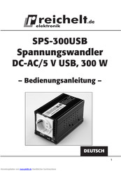 Reichelt Elektronik SPS-300USB Bedienungsanleitung