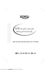 Xoro HSD 400pro Bedienungsanleitung
