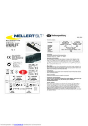 Mellert SLT TL 41 Bedienungsanleitung