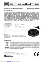 Showlite 00036728 Anleitung