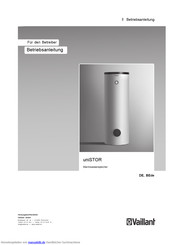 Vaillant uniSTOR VIH RW 200 Betriebsanleitung