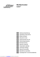 Ritter icaro 7 Gebrauchsanleitung