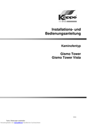 Koppe Gismo Tower Vista Installations- Und Bedienanleitung