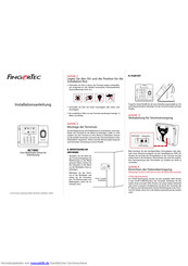 FingerTec AC100C Installationsanleitung