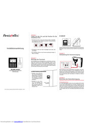 FingerTec TA100C Series Installationsanleitung