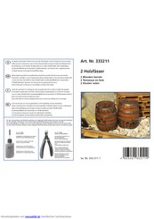 Faller 333211 Zwei Holzfasser Anleitung