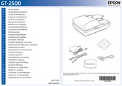 Epson gt-2500 Installationshandbuch