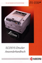 Kyocera Ecosys FS-1550+ Anwenderhandbuch
