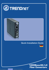 TRENDnet TFC-1000S10D3 Kurzinstallationsanleitung