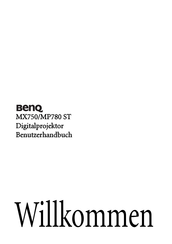 BenQ MX750 Benutzerhandbuch