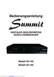 Summit 201 HD Bedienungsanleitung