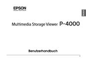 Epson P-4000 Benutzerhandbuch