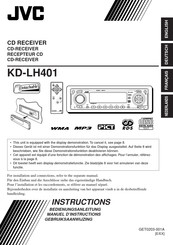 JVC KD-LH401 Bedienungsanleitung