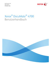 Xerox DocuMate 4700 Benutzerhandbuch