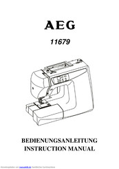 AEG 11679 Bedienungsanleitung