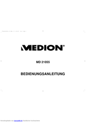 Medion MD 21055 Bedienungsanleitung