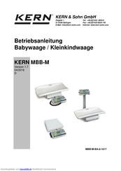 KERN MBB-M Betriebsanleitung