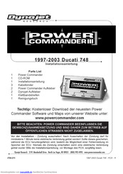 Dynojet POWER COMMANDER IIIDucati 748 Installationsanleitung