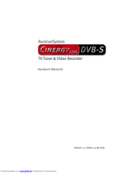TerraTec Cinergy 1200 DVB-S Handbuch