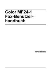 Konica Minolta Color MF24-1 Benutzerhandbuch