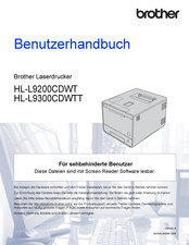 Brother HL-L9200CDWT Benutzerhandbuch