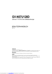 Gigabyte GV-N57U128D Benutzerhandbuch