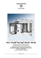HAVER & BOECKER W.S. Tyler Ro-TaP RX-29 Betriebsanleitung