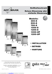 Alto-Shaam 1200-s Installationsanleitung