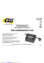 GM-Racing GM COMMANDER FUN Bedienungsanleitung