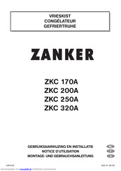 ZANKER ZKC 320A Montage- Und Gebrauchsanweisung