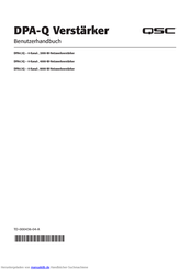 QSC DPA4.2Q Benutzerhandbuch