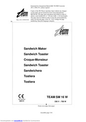 Team SM 16W Gebrauchsanleitung