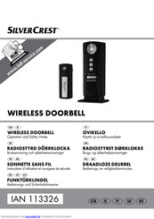 Silvercrest IAN 113326 Wireless Doorbell Bedienungsanleitung