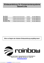 Rainbow RAC231313 Einbauanleitung