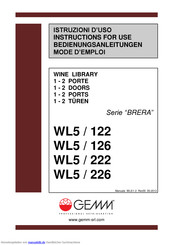 GEMM-SRL WL5 / 122 Bedienungsanleitungen
