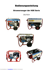 K-S Kirsch-Schweißtechnik KSE 7000 PE Synchro R-Z2 D/E/W Bedienungsanleitung