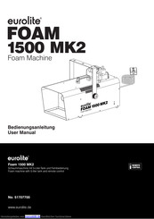 EuroLite FOAM 1500 MK2 Bedienungsanleitung