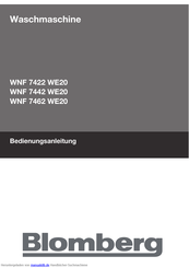 Blomberg WNF 7462 WE20 Bedienungsanleitung