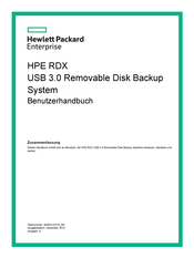Hewlett Packard Enterprise HPE RDX Series Benutzerhandbuch