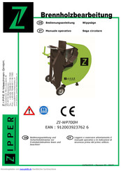 Zipper ZI-WP700H Bedienungsanleitung