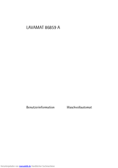 AEG LAVAMAT 86859A Handbuch