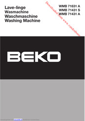 BEKO WMB 71431 A Handbuch