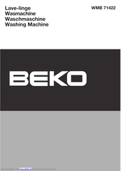 BEKO WMB 71422 Handbuch