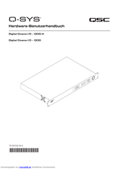 QSC Q-SYS DCIO Benutzerhandbuch