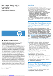 HP Smart Array P800 Installationsübersicht